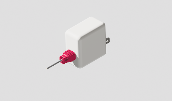 CPC Guards™ T-Dogs custom fitted to a USB Type -C cable for a wall plug adapter